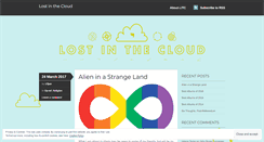 Desktop Screenshot of lostinthecloudblog.com